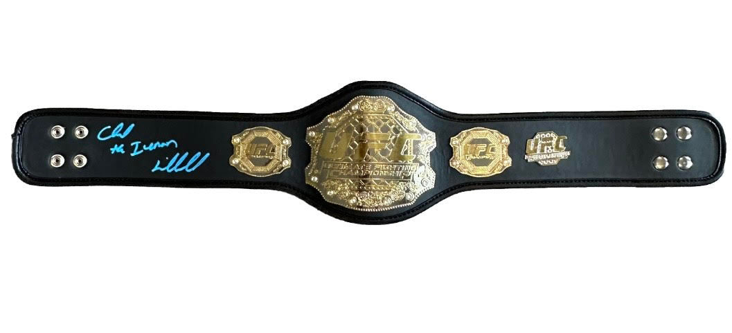 Chuck Liddell Signed UFC Mid-Size Championship Belt