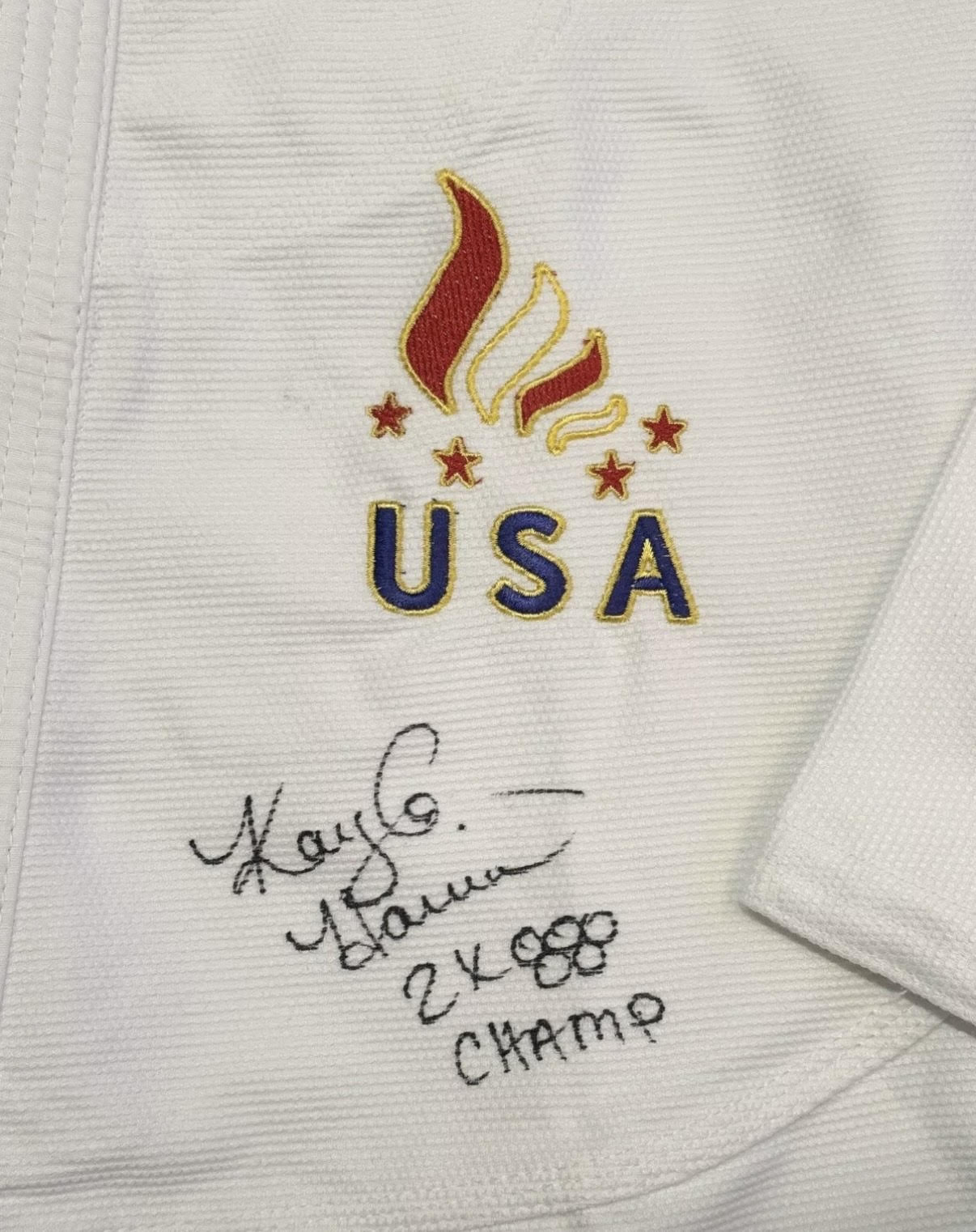 Kayla Harrison Signed 2012 USA Olympic Judo Gold Medal Champion Robe